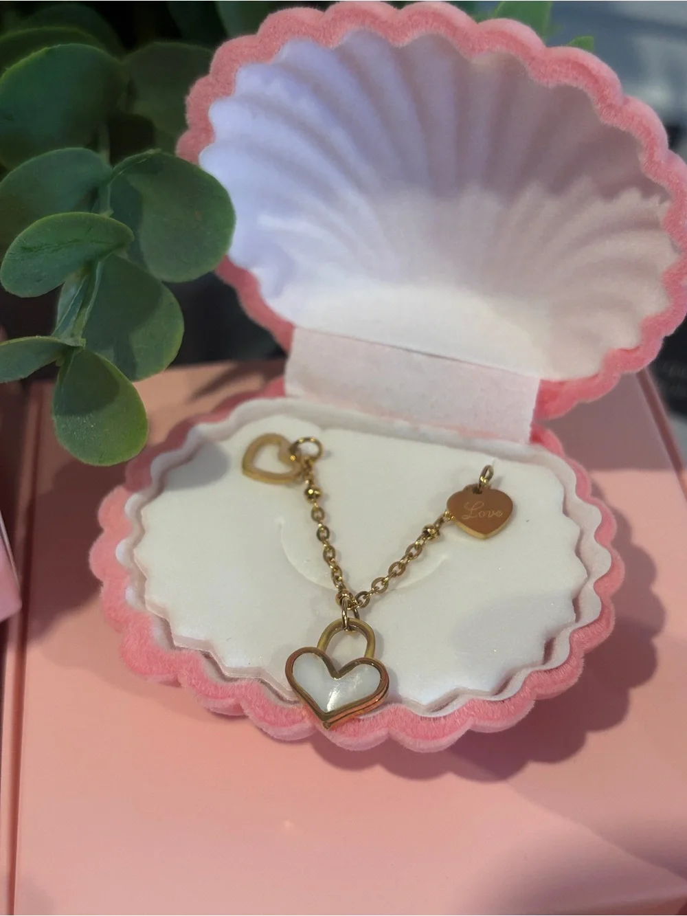 18K Gold Plated Golden Hearts Bracelet